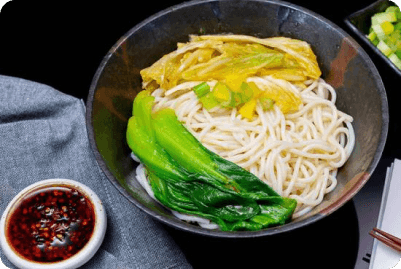 Rice Noodle Veggie Soup